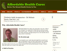 Tablet Screenshot of affordable-health-cures.com